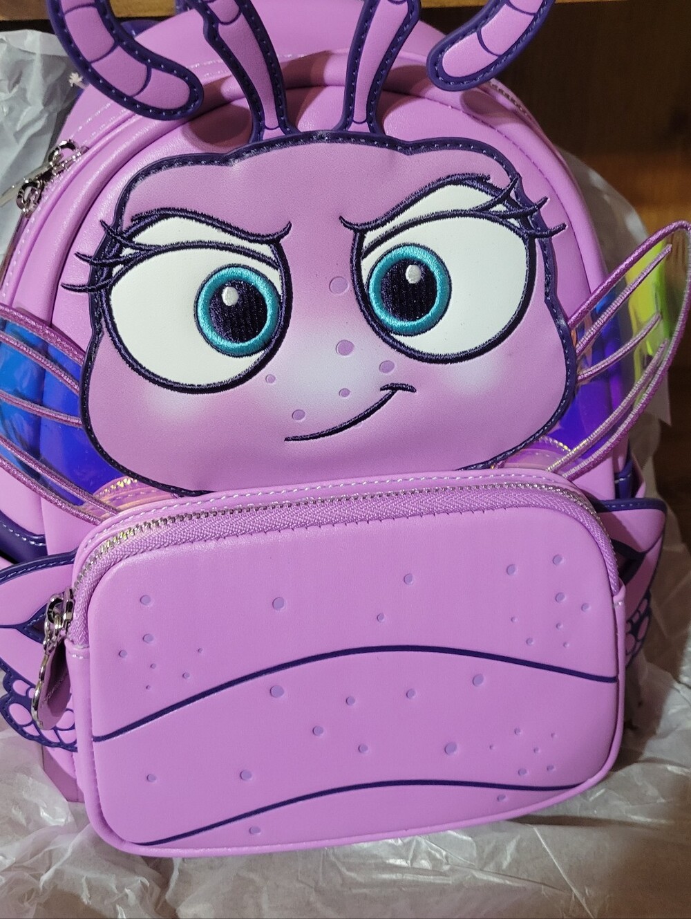 Loungefly A Bugs Life Princess Dot Cosplay Mini Backpack. Nwt